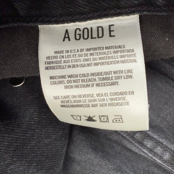 AGOLDE Criss-Cross Savage Washed Black Denim Jeans sz 31 - Picture 7 of 9